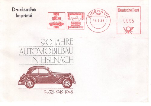 Ddr freistempler eisenach 1988 - eisenach,