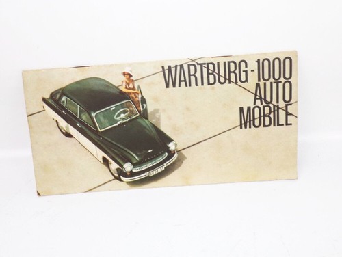 Altes prospekt wartburg 1000 - altes,