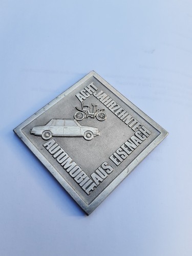 Ddr medaille 1976 wartburg - 1976, "wartburg"