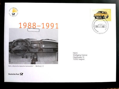 Brd 2018 fdc automobile - 2x,
