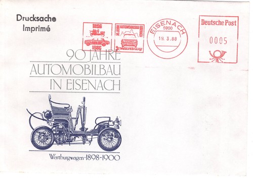 Ddr freistempler eisenach 1988 - freistempler,