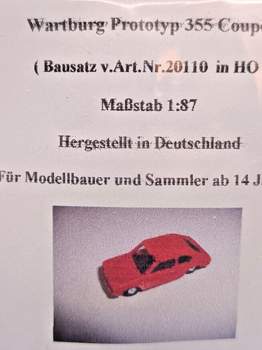 Adp 20110 wartburg 355 coupe - 20110,